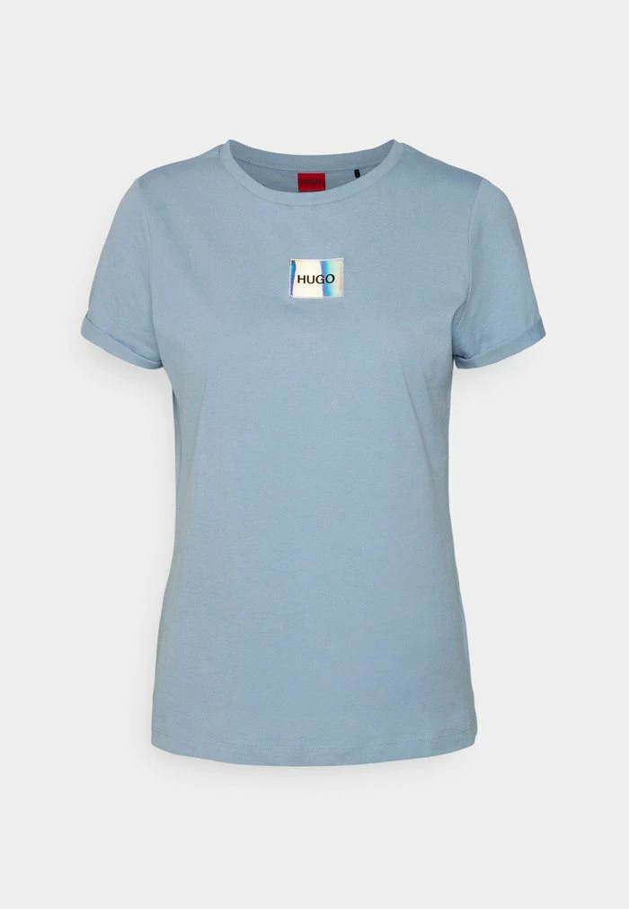 Sortie 🎁 HUGO THE SLIMTEE - T-shirt Imprimé - Light Pastel Blue 🥰 6 Sortie 🎁 HUGO THE SLIMTEE - T-shirt Imprimé - Light Pastel Blue 🥰 – Image 6