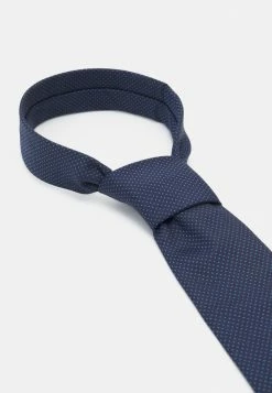 Bon marché 👍 HUGO TIE - Cravate - Dark Blue 🤩 -HUGO Sales f214b06cc52a456d81586da6c66c3207
