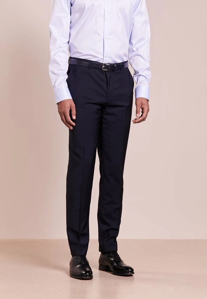Vente flash 🌟 HUGO HARTLEYS - Pantalon De Costume - Dark Blue 😉 1 Vente flash 🌟 HUGO HARTLEYS - Pantalon De Costume - Dark Blue 😉