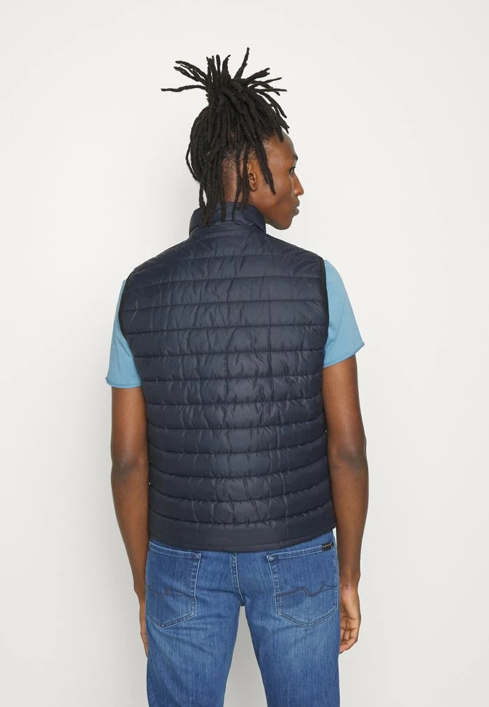 Le moins cher 👍 HUGO BENTINO - Veste Sans Manches - Dark Blue 🔔 3 Le moins cher 👍 HUGO BENTINO - Veste Sans Manches - Dark Blue 🔔 – Image 3