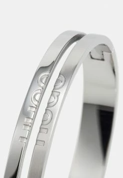 Bon marché 🤩 HUGO E CUT BRACELET - Bracelet - Silver-coloured 🥰 -HUGO Sales f473313be7fa4d28b549f8ab145429de