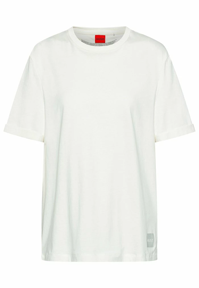 Le moins cher 👍 HUGO T-shirt Basique - Natural 👏 5 Le moins cher 👍 HUGO T-shirt Basique - Natural 👏 – Image 5