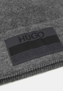 Offres 🔥 HUGO XLOGO UNISEX - Bonnet - Medium Grey 🔔 -HUGO Sales f4c2c5e1018f42349df48f12876b276a