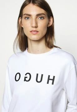 Meilleure vente 🎉 HUGO Sweatshirt - White 🔥 -HUGO Sales f5b8d58b39134268a3bdf975e8739b47