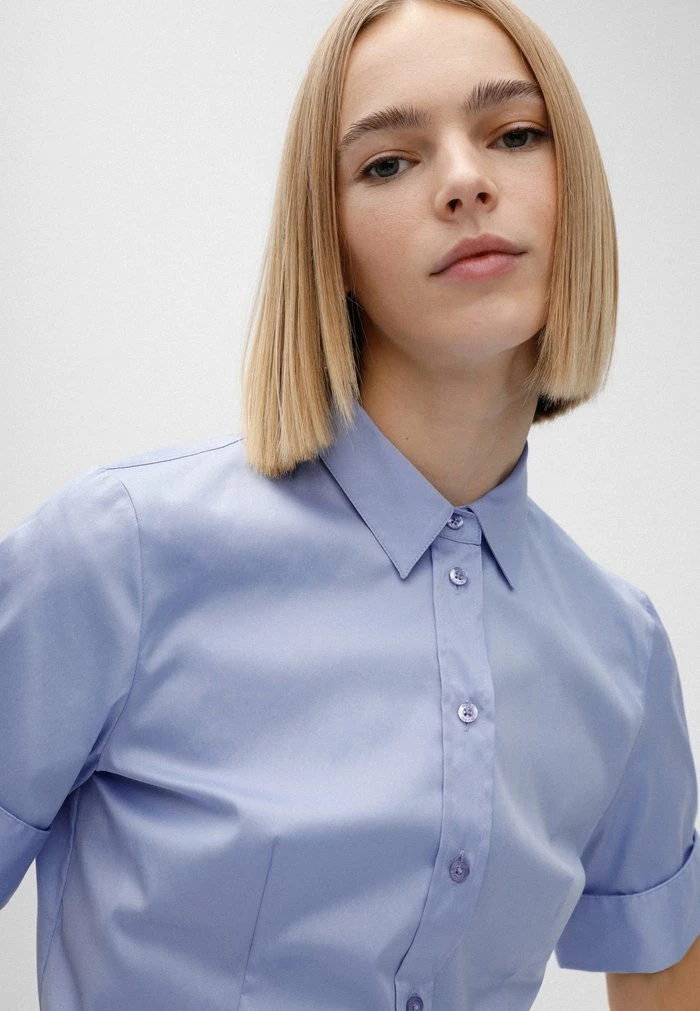 Les meilleures critiques de 😉 HUGO ESHILA - Chemisier - Medium Blue 🛒 4 Les meilleures critiques de 😉 HUGO ESHILA - Chemisier - Medium Blue 🛒 – Image 4