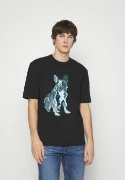 Meilleure vente 🧨 HUGO DOBODOG - T-shirt Imprimé - Black ✔️