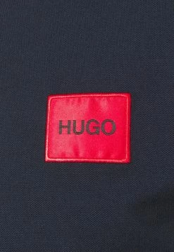 Meilleure vente 🎁 HUGO DERESO - Polo - Dark Blue 💯 -HUGO Sales f76cc1cecfb14e5fab6609327c7d2b88