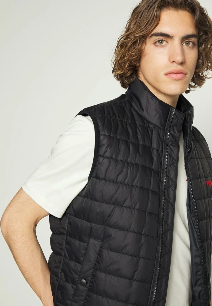 Promo 🔔 HUGO BENTINO - Veste Sans Manches - Black 👏 4 Promo 🔔 HUGO BENTINO - Veste Sans Manches - Black 👏 – Image 4