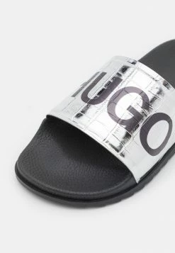 Bon marché 🤩 HUGO MATCH - Mules - Silver-coloured 🎉 -HUGO Sales f8846b0e3f4f43b4a7ff767a21ce8ea6