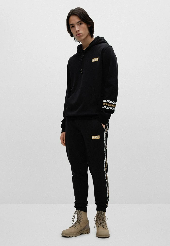 Nouveau 🥰 HUGO DONBURI - Pantalon De Survêtement - Black ❤️ 2 Nouveau 🥰 HUGO DONBURI - Pantalon De Survêtement - Black ❤️ – Image 2