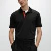 Budget 👍 HUGO DICHELANGELO - Polo - Black 😉