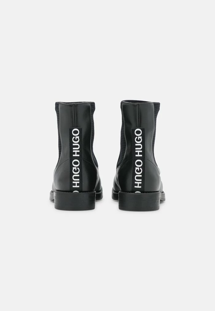 Meilleur prix 🔥 HUGO FLAT BOOTIE MIX - Bottines - Black 👏 4 Meilleur prix 🔥 HUGO FLAT BOOTIE MIX - Bottines - Black 👏 – Image 4
