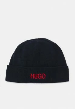Promo 🤩 HUGO HAT UNISEX - Bonnet - Black 💯