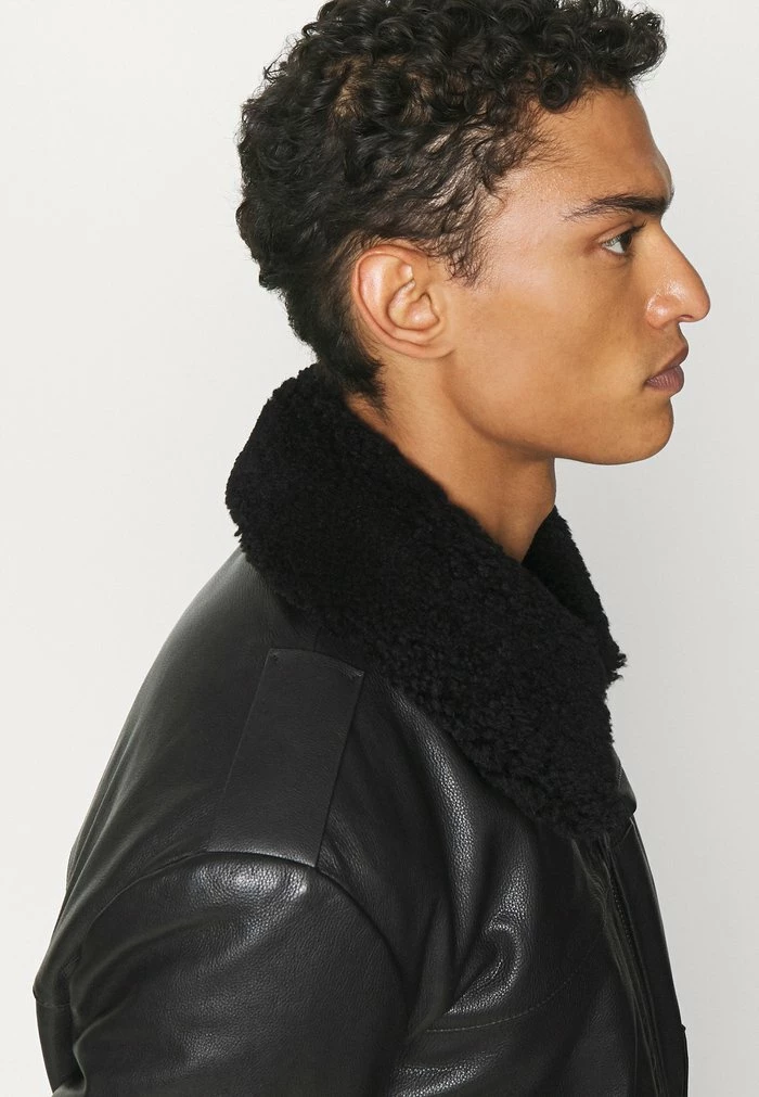 Coupon ✔️ HUGO LYAN - Veste En Cuir - Black 👏 5 Coupon ✔️ HUGO LYAN - Veste En Cuir - Black 👏 – Image 5