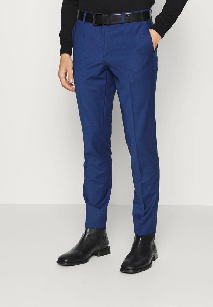 Sortie 🥰 HUGO GETLIN - Pantalon De Costume - Open Blue ✨ 1 Sortie 🥰 HUGO GETLIN - Pantalon De Costume - Open Blue ✨