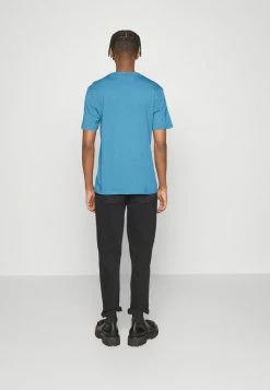 Vente flash ✔️ HUGO DULIVIO - T-shirt Imprimé - Medium Blue 🎁 -HUGO Sales fc0148b8978e48fbaabec8d6e22d5930