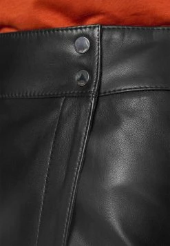 Le moins cher 🧨 HUGO LEMIRI - Jupe En Cuir - Black 🤩 -HUGO Sales fc84d26bf86a42f5a15bf01d4178c5a8