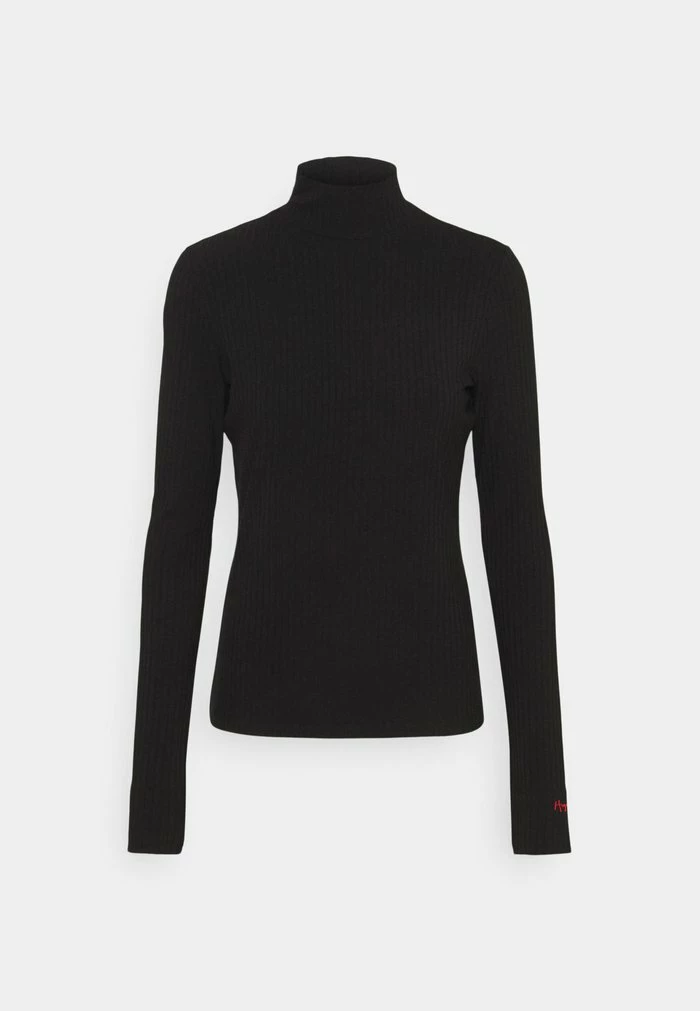 Remise 🌟 HUGO NINELLI - T-shirt à Manches Longues - Black 💯 4 Remise 🌟 HUGO NINELLI - T-shirt à Manches Longues - Black 💯 – Image 4