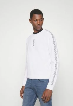 Remise 🥰 HUGO DOBY - T-shirt à Manches Longues - White 👍