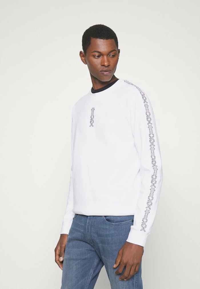 Remise 🥰 HUGO DOBY - T-shirt à Manches Longues - White 👍 1 Remise 🥰 HUGO DOBY - T-shirt à Manches Longues - White 👍